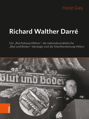 cover image of Richard Walther Darré